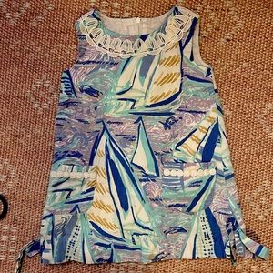 Lilly Pulitzer size 2T Toddler Girl’s Dress Sailboats